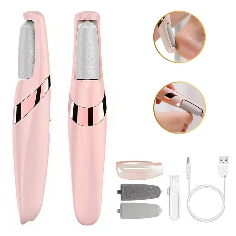 DAFUSHOP Lixa De Pé Esfoliador Elétrico Para Tirar Calos Pedicure Aparelho Portátil Recarregável